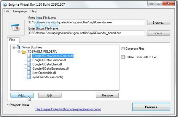 Enigma Virtual Box portable