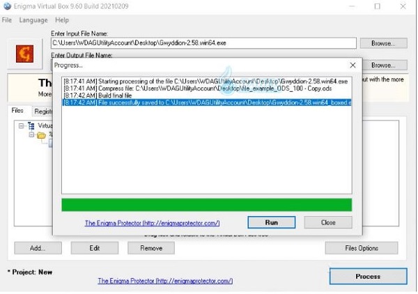 Enigma Virtual Box tutorial