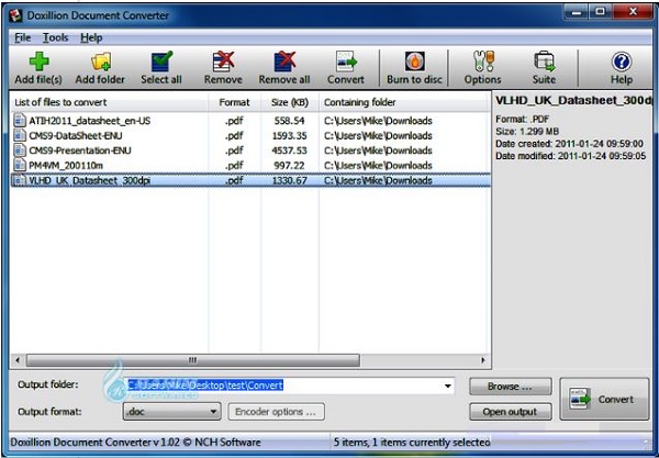 Doxillion document converter software