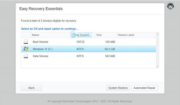 Easy Recovery Essentials Windows 7 bootable ISO download