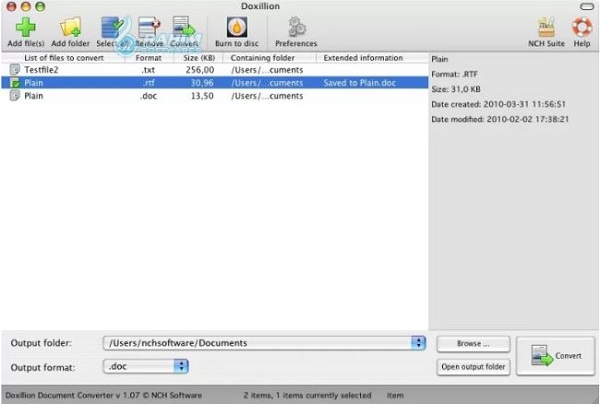 NCH Doxillion Plus 6