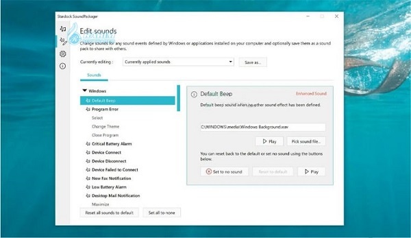 Stardock SoundPackager