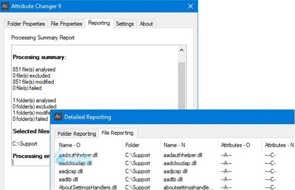 Attribute Changer for Windows 10