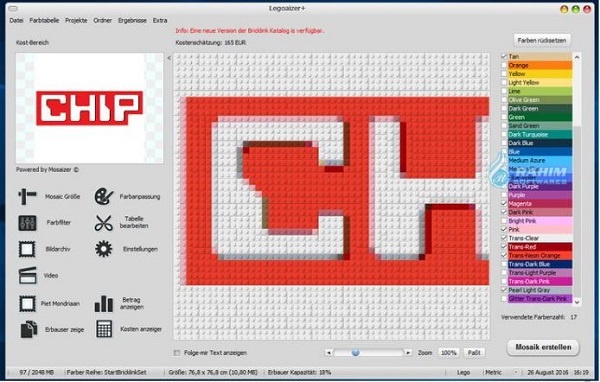 Photobrick software