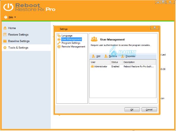 Reboot Restore Rx alternative