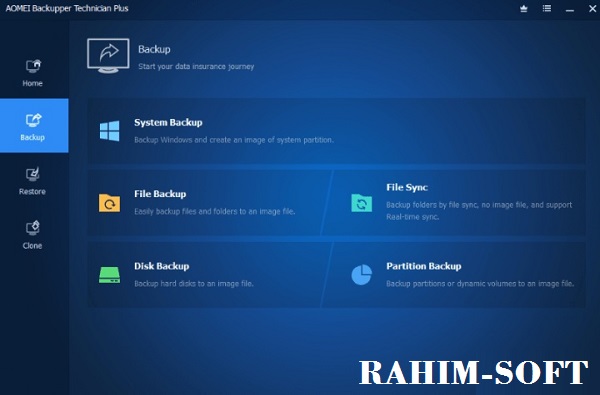 AOMEI Backupper Technician Plus 6.9.1 Portable
