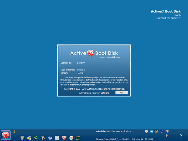 Active Boot Disk iso 19