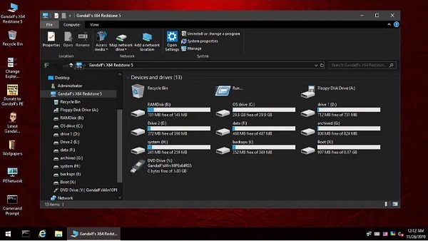 gandalf’s windows 10pe x64 redstone 7