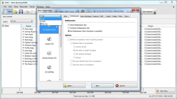 Nero Lite free version