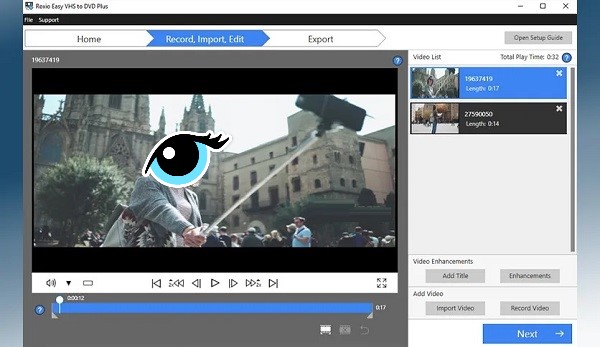 Roxio Easy VHS to DVD Plus 4 Free Download