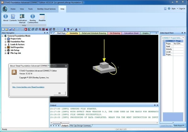 STAAD Foundation Advanced CONNECT Edition V9 Update 2
