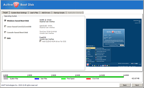 How to make Active@ Boot Disk USB