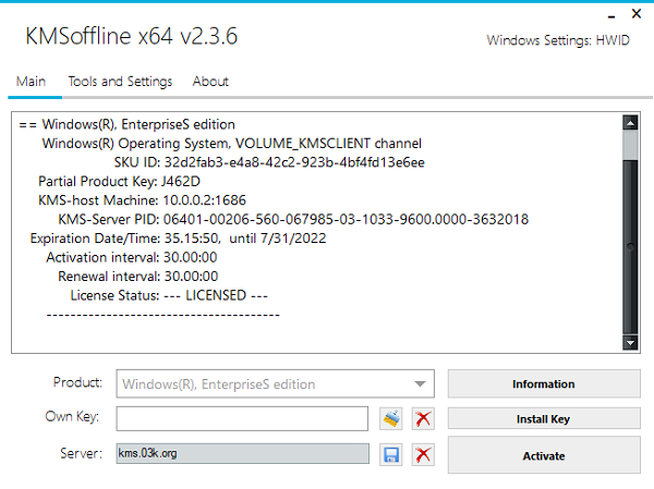KMSOffline Windows 11
