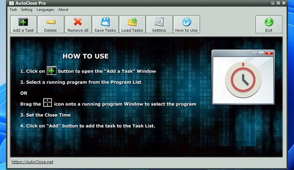 AutoClose software