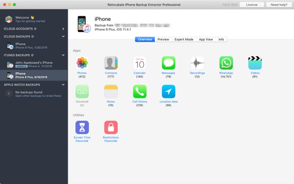 Best iPhone backup extractor