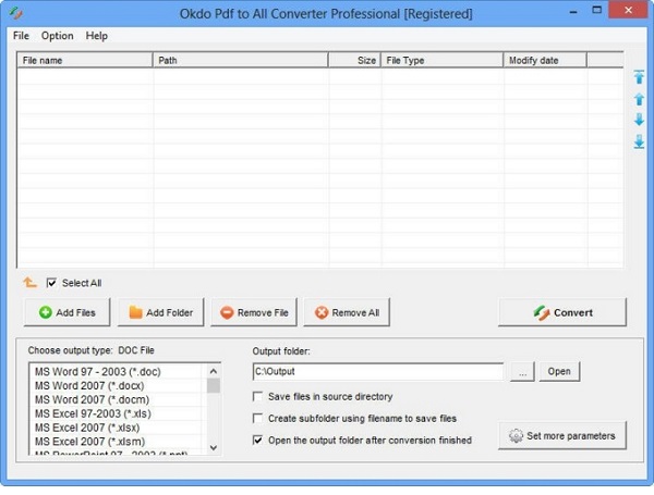 Download Okdo Pdf to All Converter Professional