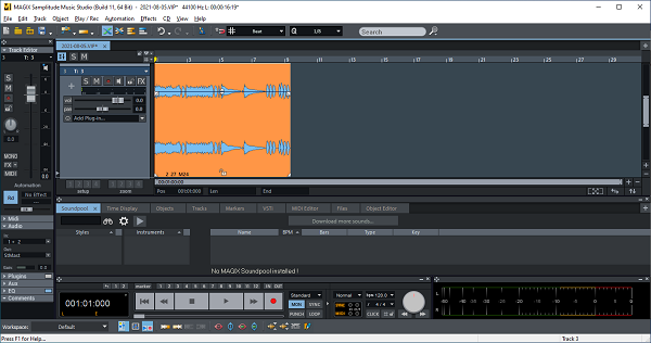 MAGIX Samplitude Music Studio 2022