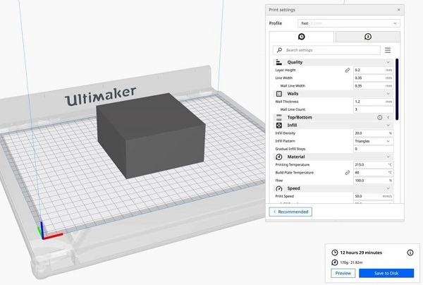 Ultimaker Cura Ender 3 V2