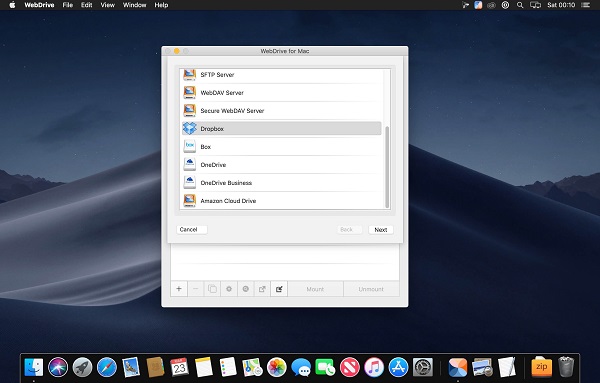 WebDrive alternative