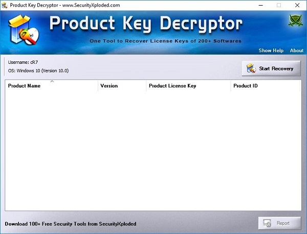 Windows 10 key extractor tool