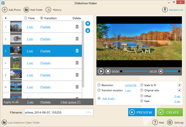 Icecream Slideshow Maker free download