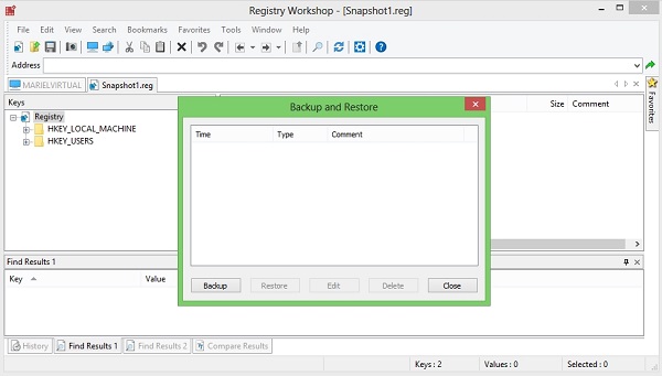 Registry Workshop Portable