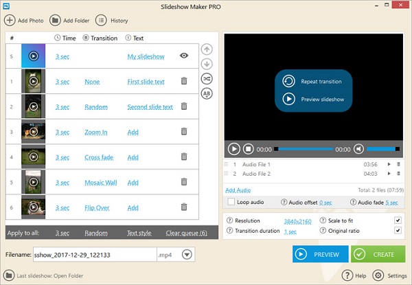 Slideshow maker free Download for Windows 10