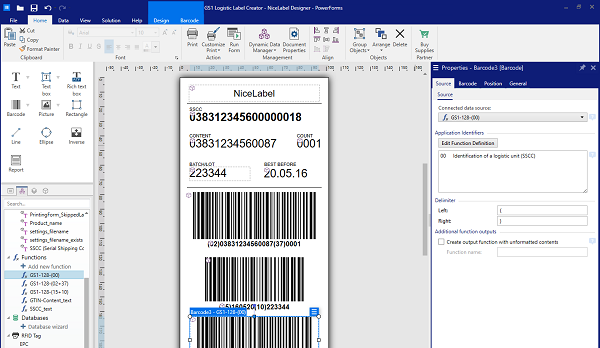 NiceLabel Designer Pro