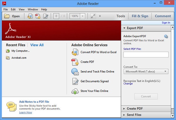 adobe reader xi latest version