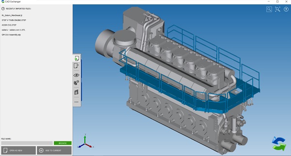 CAD Exchanger GUI 317 Free