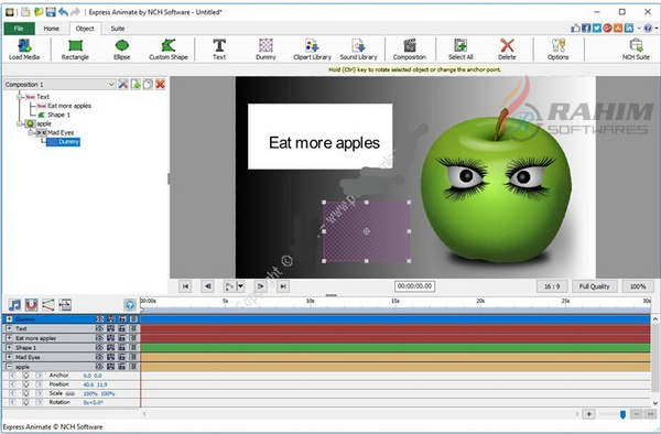 NCH Express Animate 9 download for Windows