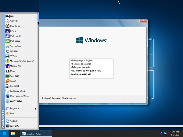 Windows 10 PE AnkhTech