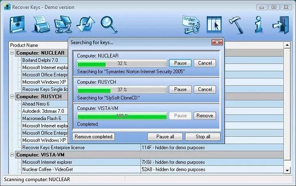 Recover Keys 12