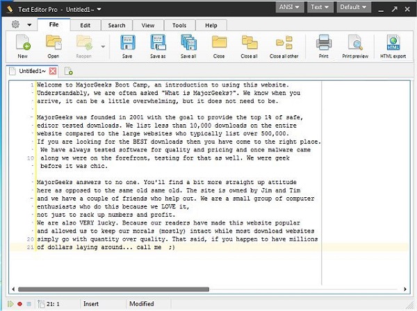 text editor pro