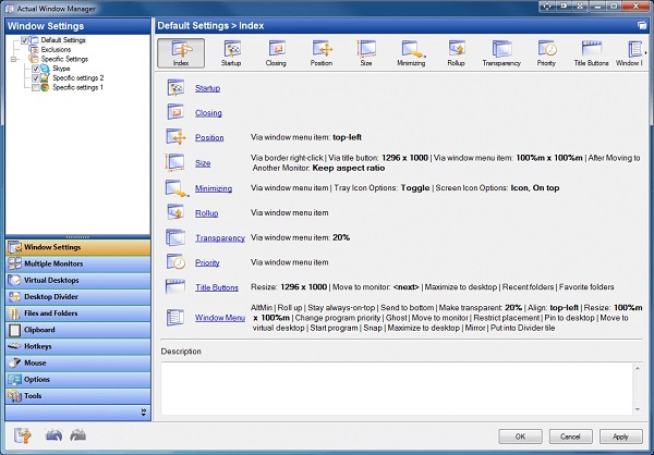 Actual Window Menu 8